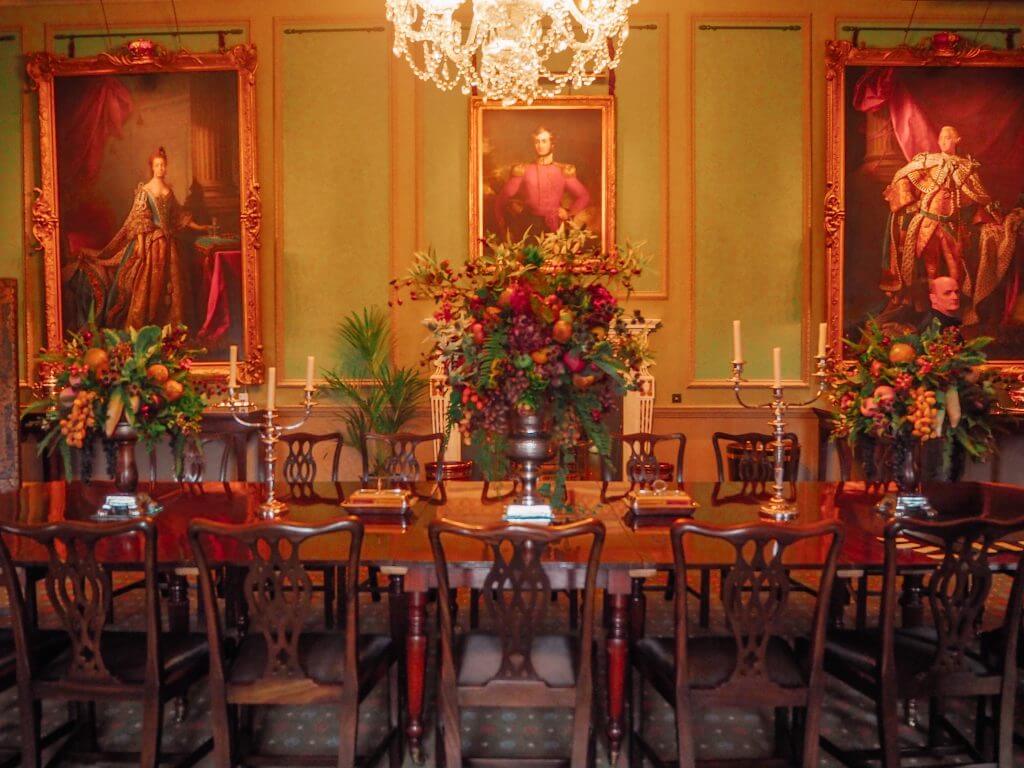Dining room of Hillsborough Castle