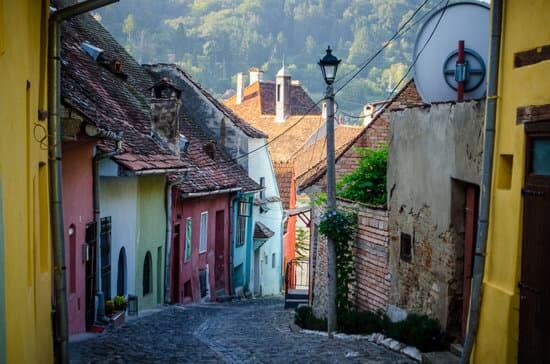 Cobbled streets of Sighisoara Romania. Taking a walking tour is a top thing to do in Sighisoara
