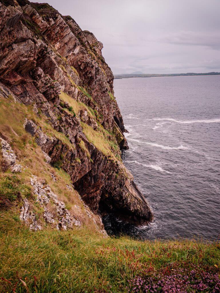 Dramatic coastline on the Wild Atlantic Way Inishowen peninsula Donegal Ireland