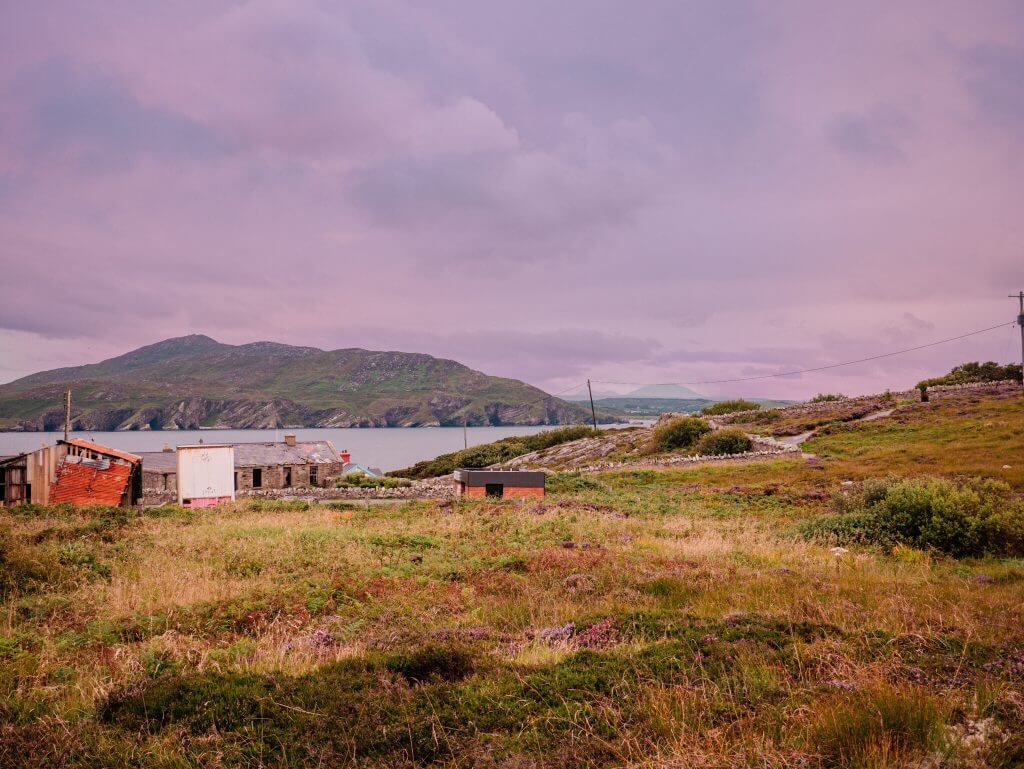 Run down buildings at Fort Dunree Donegal, the perfect base for an Irish staycation