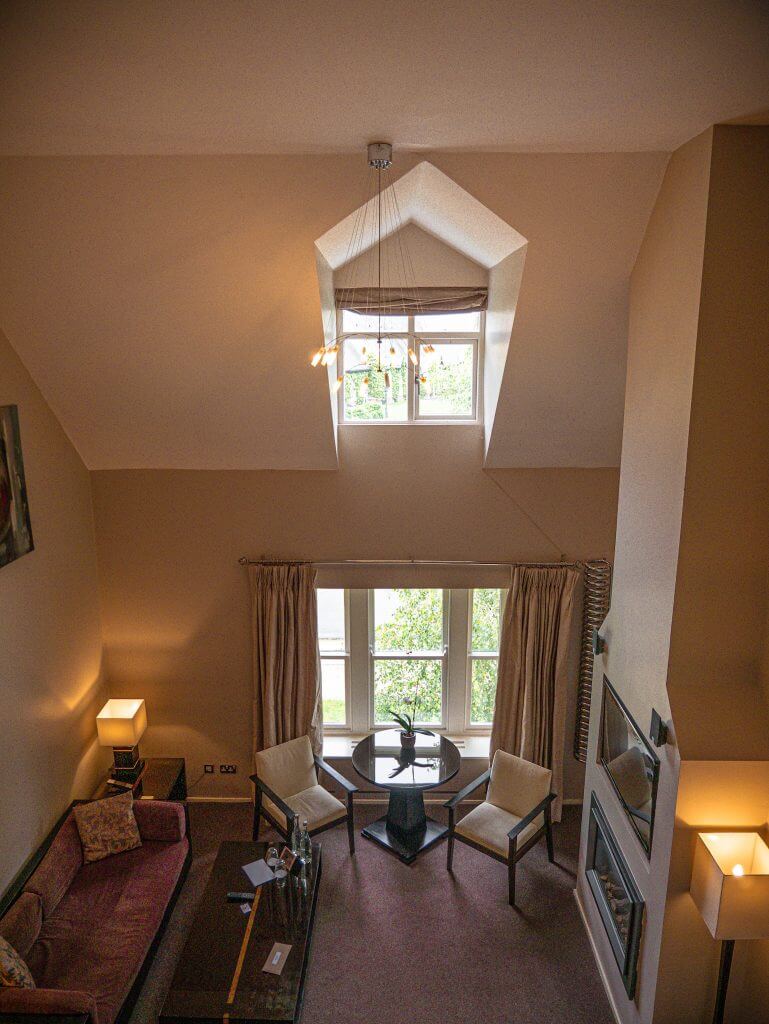 Mezzanine suite at Brooklodge Hotel Ireland