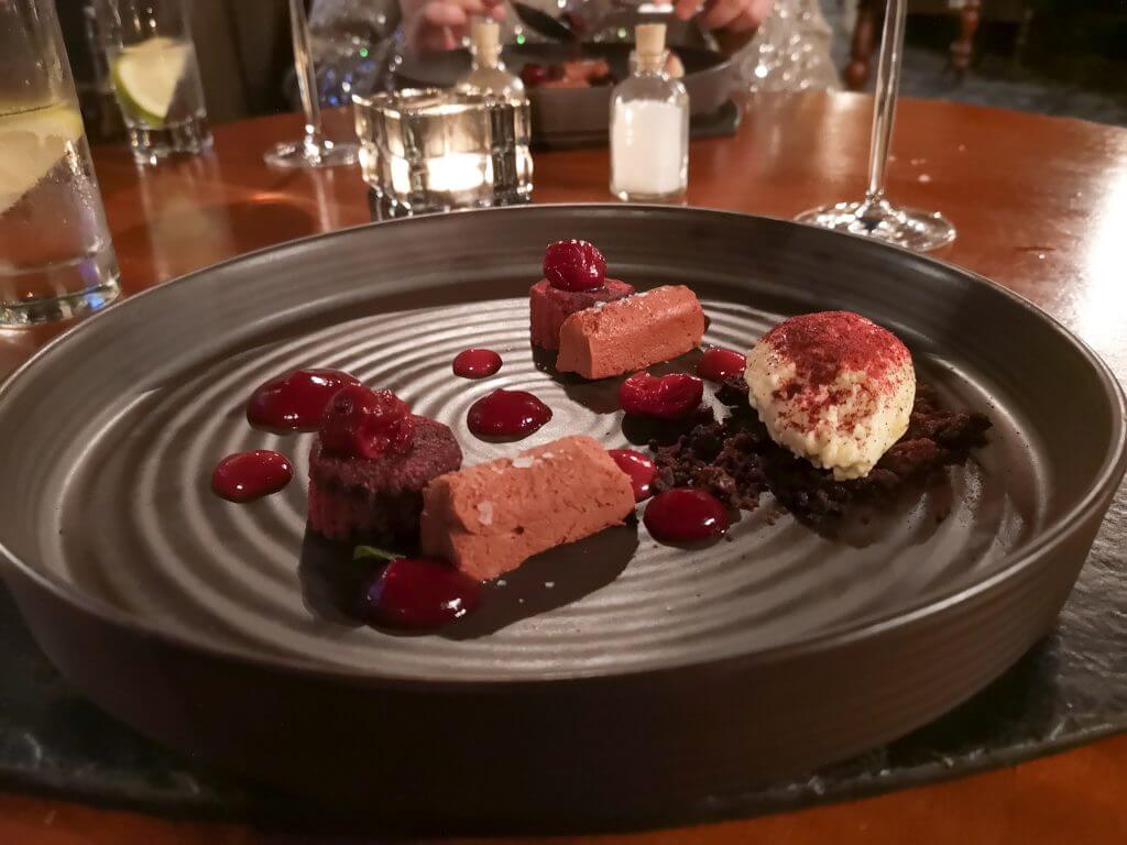dessert at the strawberry tree restaurant in wicklow an amazing place to eat in wicklow