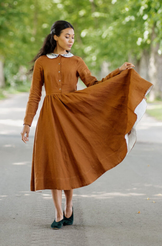 Rustic Autumn Dress