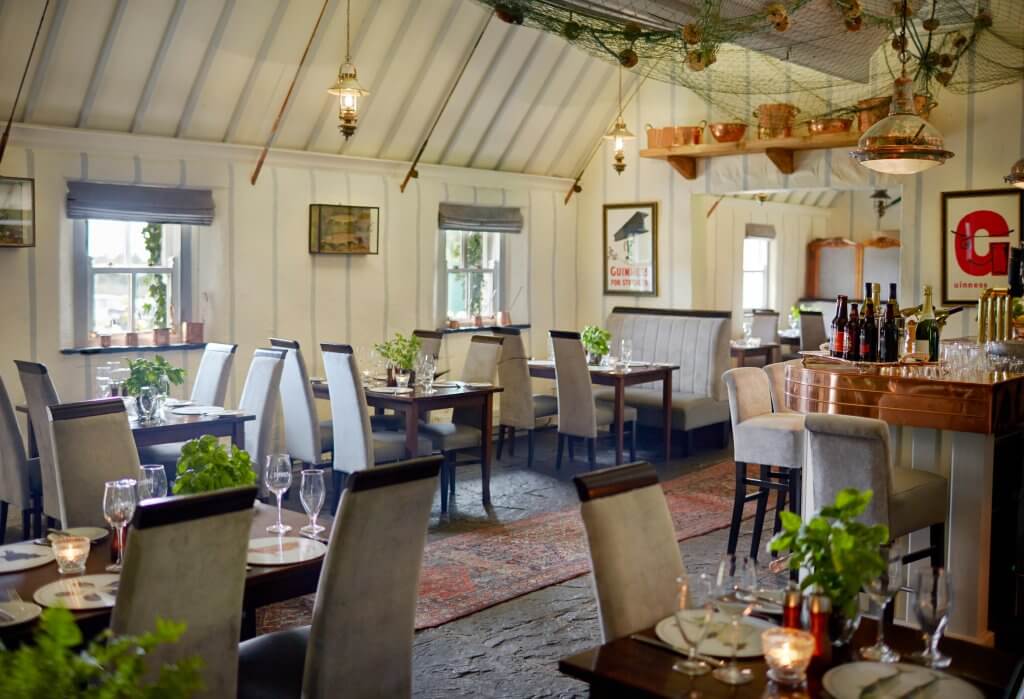 Luxury travel Ireland. Fine dining with rustic charm at Cullen's Cottage at Ashford Castle