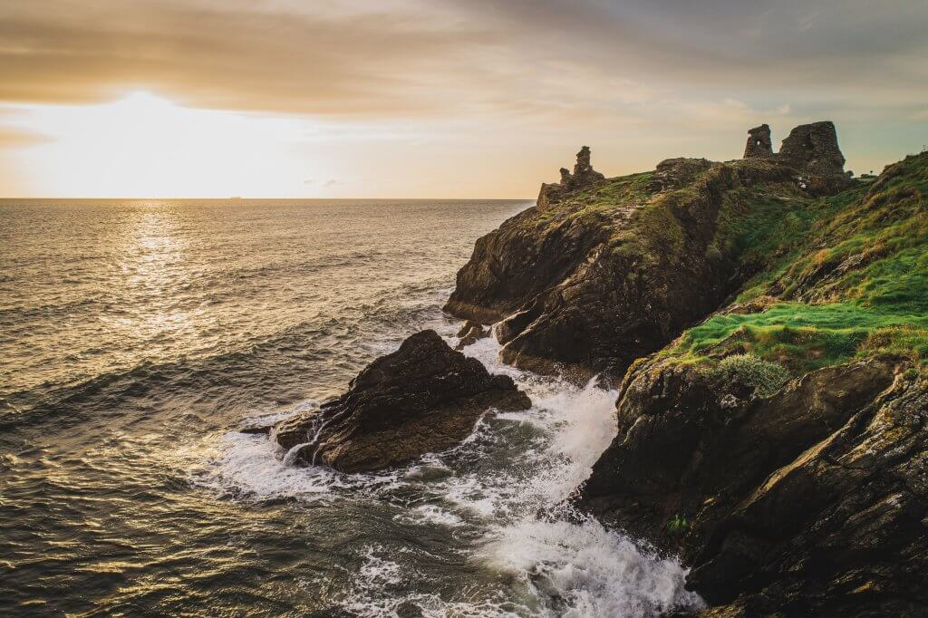 Coastal view of Black Castle Wicklow to put on your bucket list Ireland