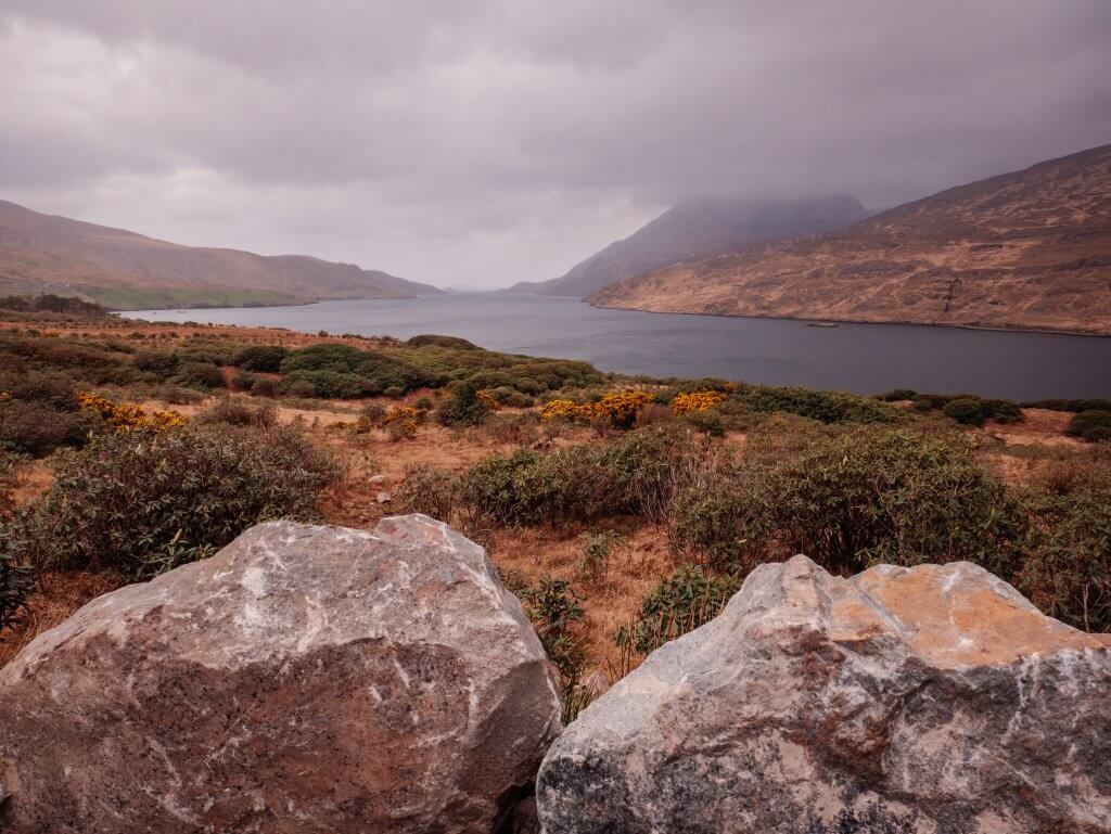 Killary Fjord at Killary Harbour in Connemara Ireland