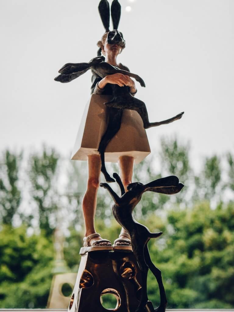 Helen Merrigan Colfer sculpture at Art & Soul Culloden Estate