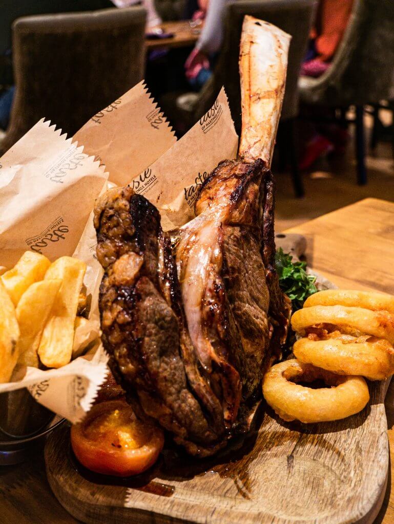 Westeros tomahawk steak game of thrones dinner