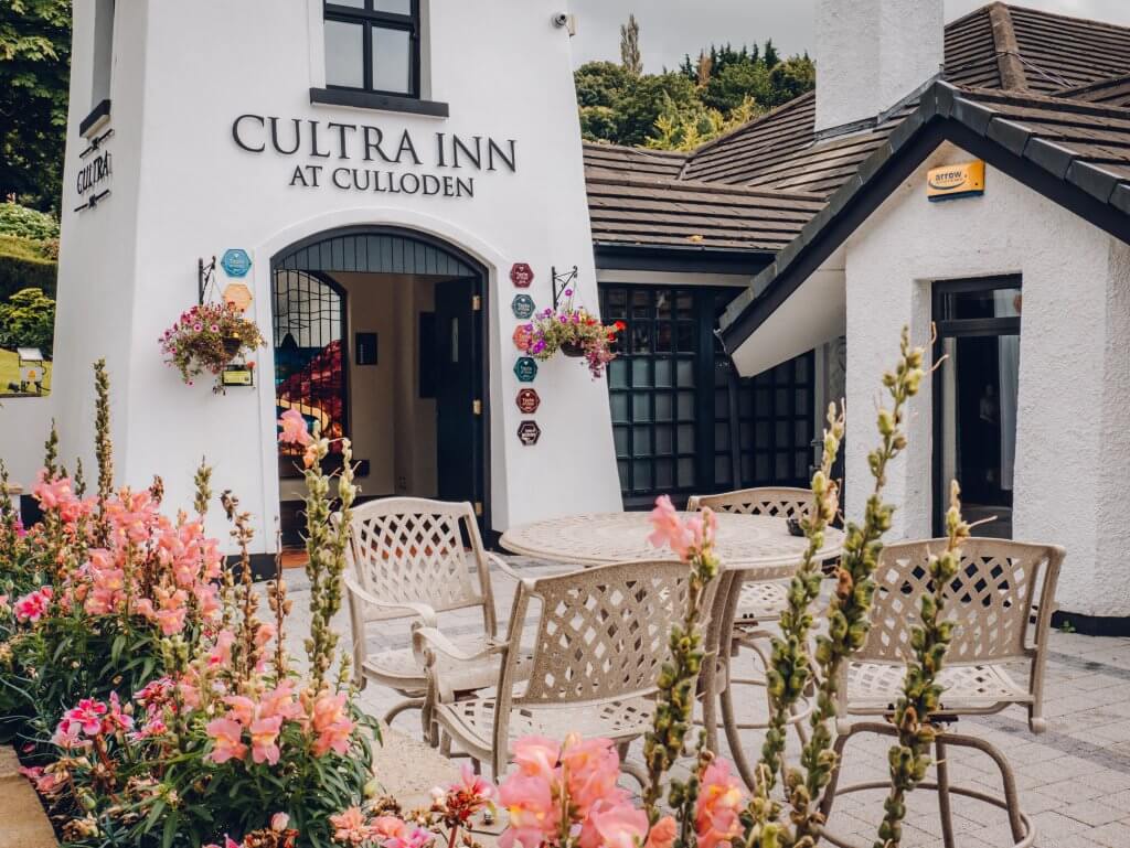Exterior of The Cultra Inn at the Culloden Estate in Belfast