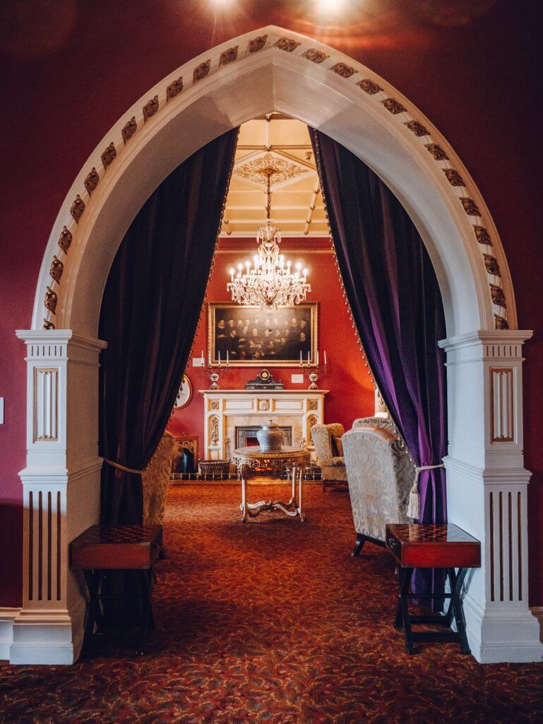 Opulent interior of the Culloden Estate and spa