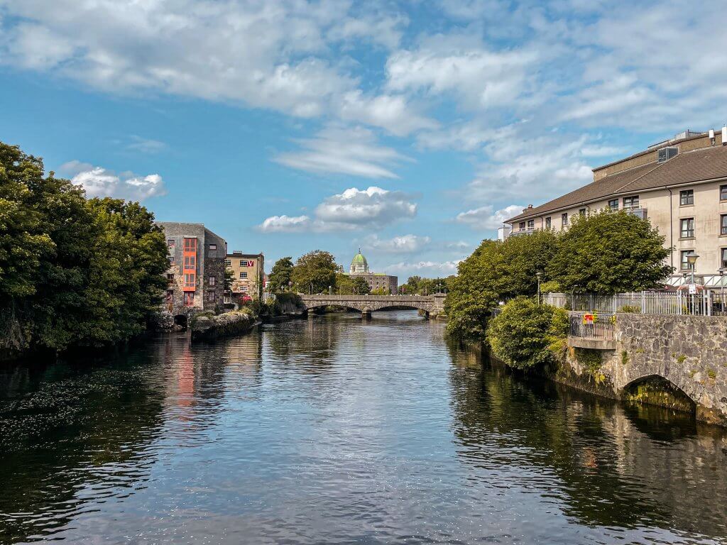 The River Corrib in Galway city in Ireland