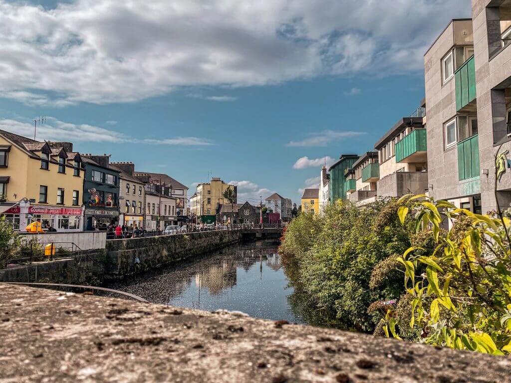 The west end of Galway city