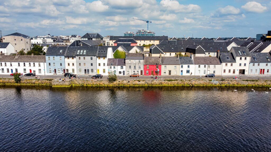 The long walk in Galway Ireland