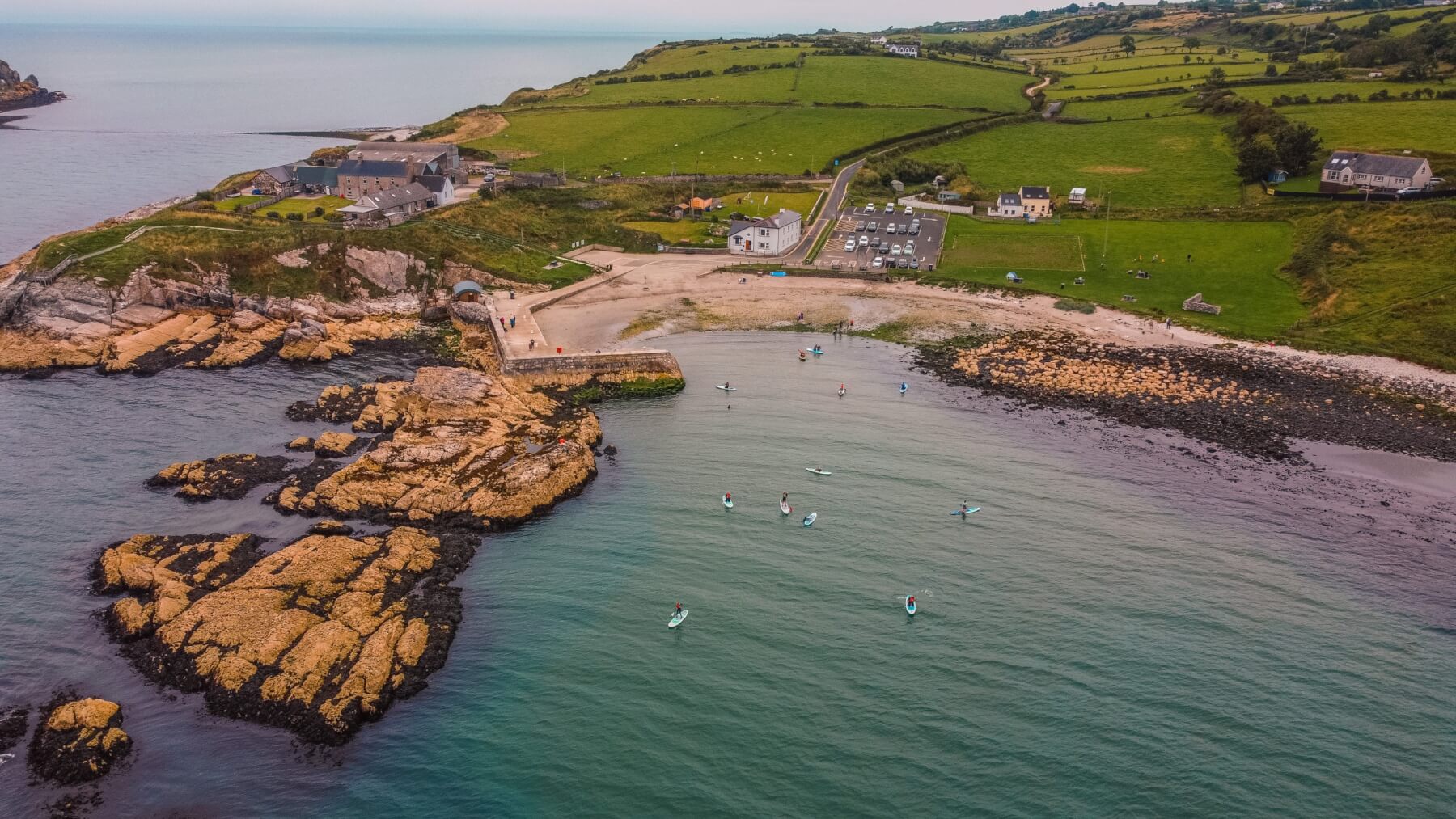 Portmuck Harbour in Islandmagee a hidden gem in Antrim Northern Ireland