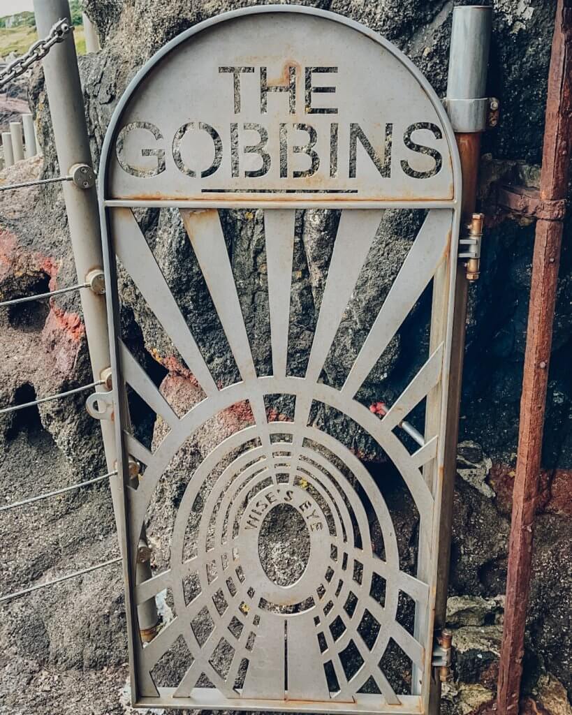 The Gobbins cliff path in county Antrim