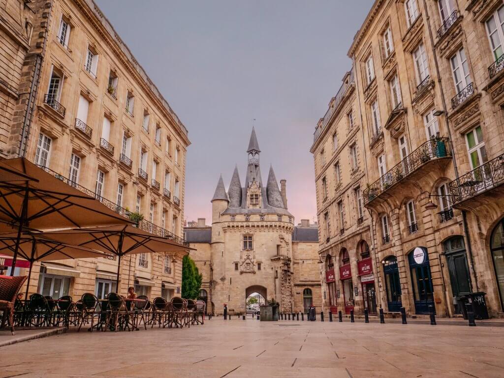 Porte Cailhau one of the original gates to Bordeaux city