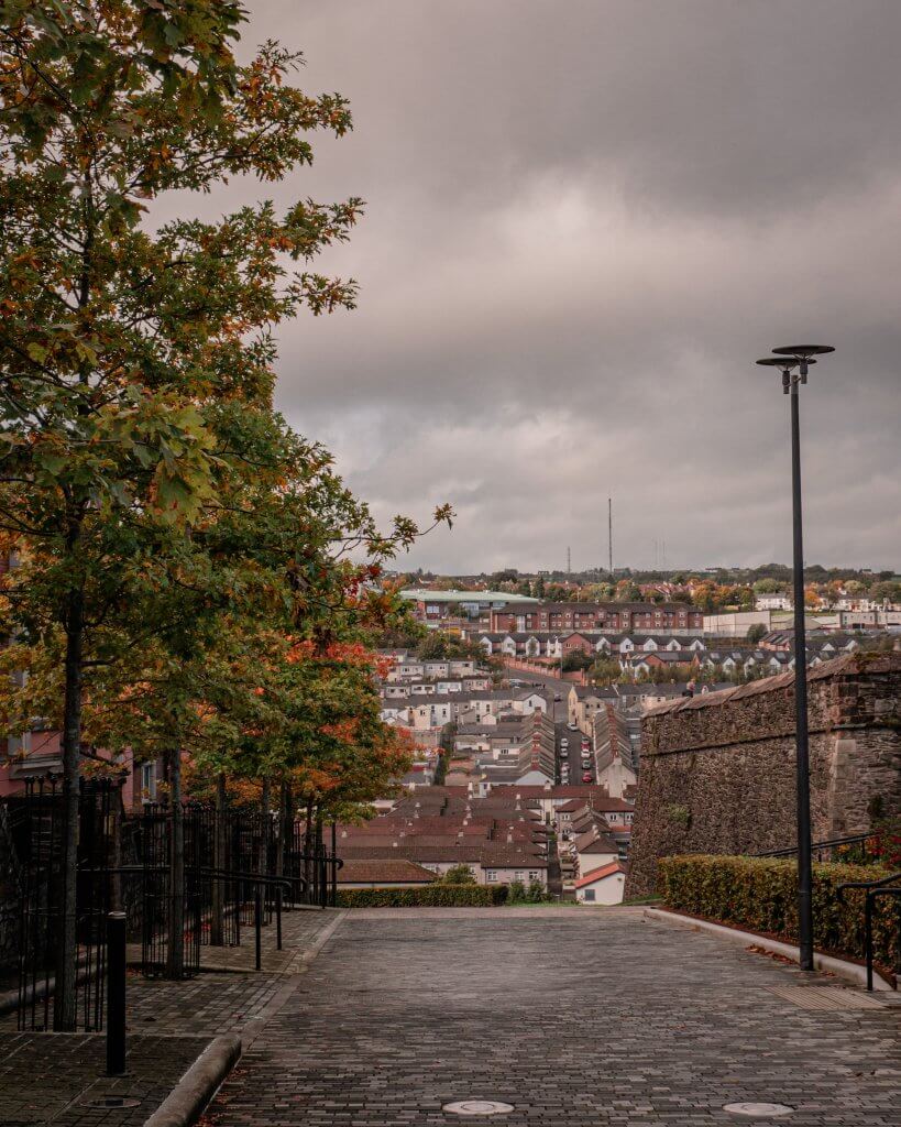 View of the bogside in Derry city