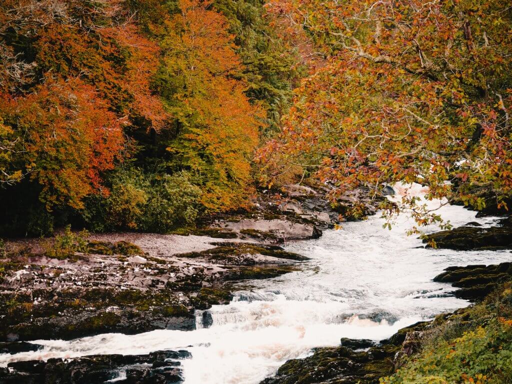 Sheen falls waterfall in Kenmare Ireland