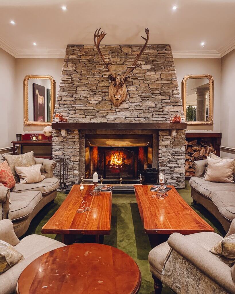 Hunting lodge charm in one of the best 5 star hotels in Ireland