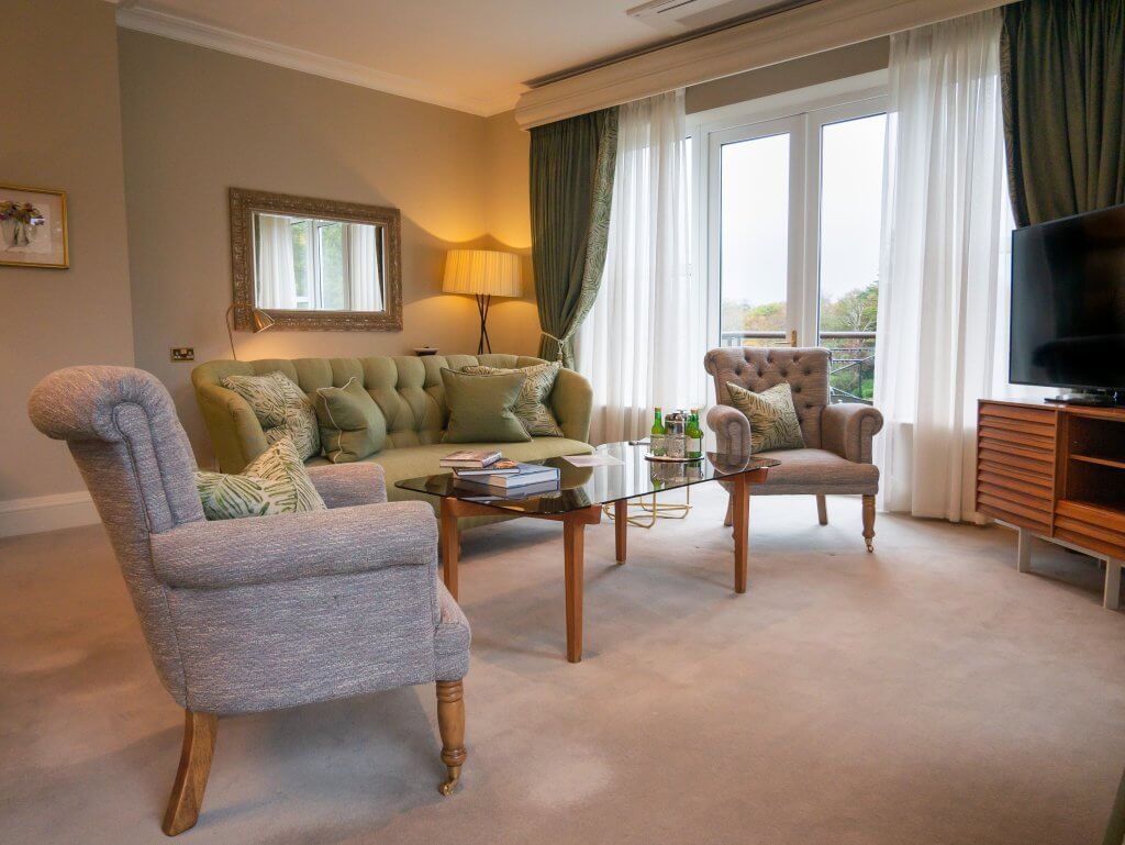 Romantic getaway in a Signature Suite at Sheen Falls Lodge, offering couples a dreamy escape in the heart of Kenmare, Ireland.