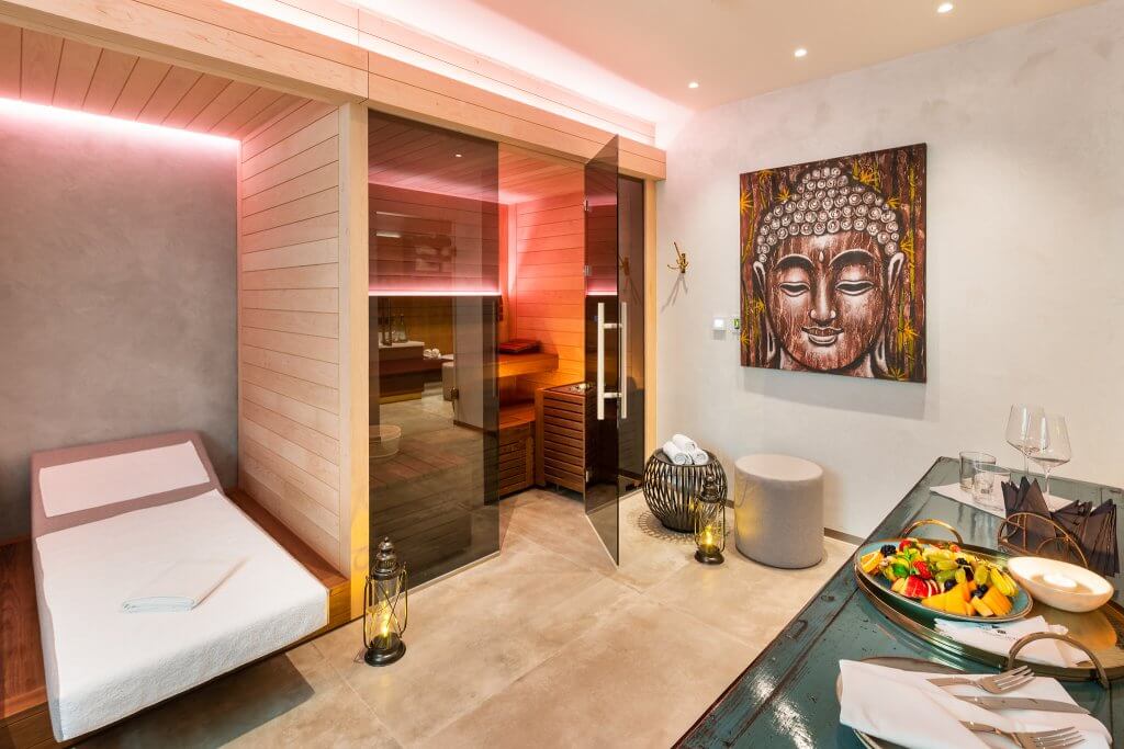 Private spa at Mosaic House Design Hotel Prague
