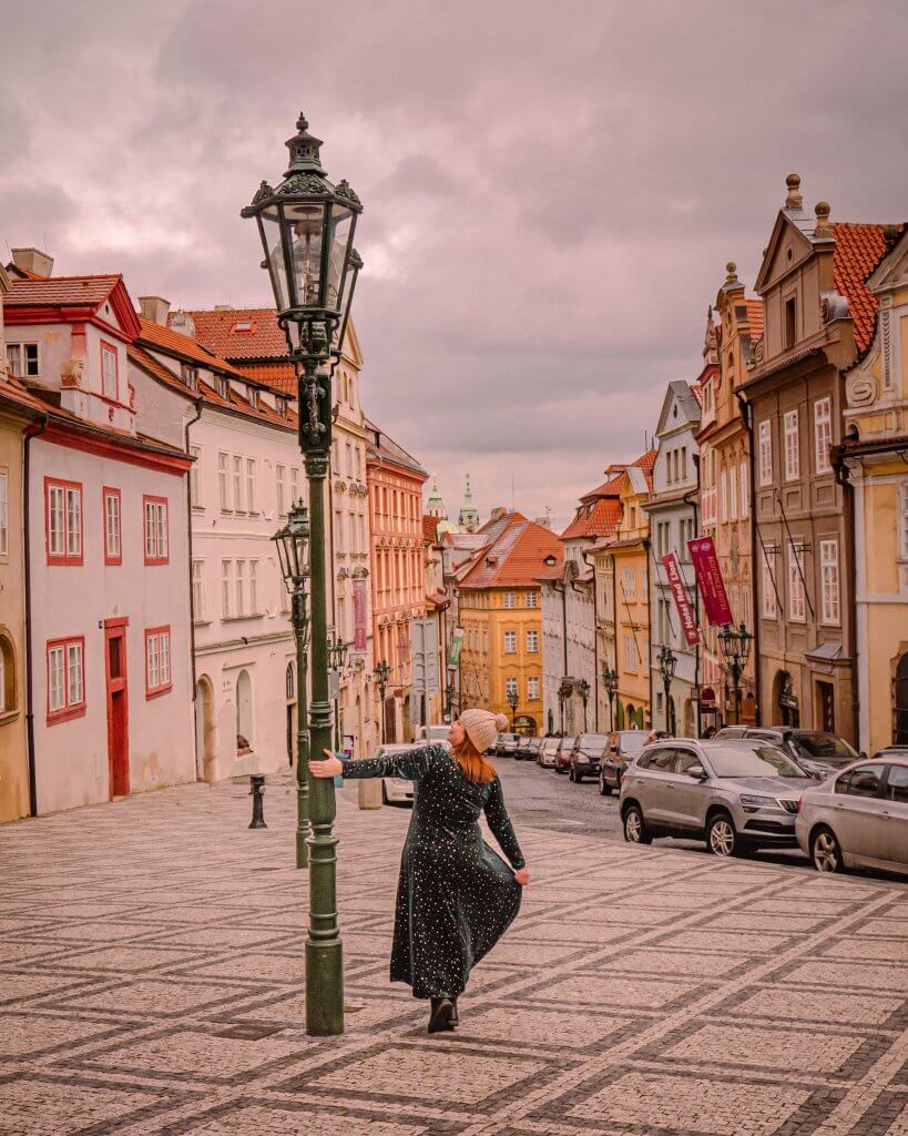 Woman in Prague sharing tips on travelling with chronic illness