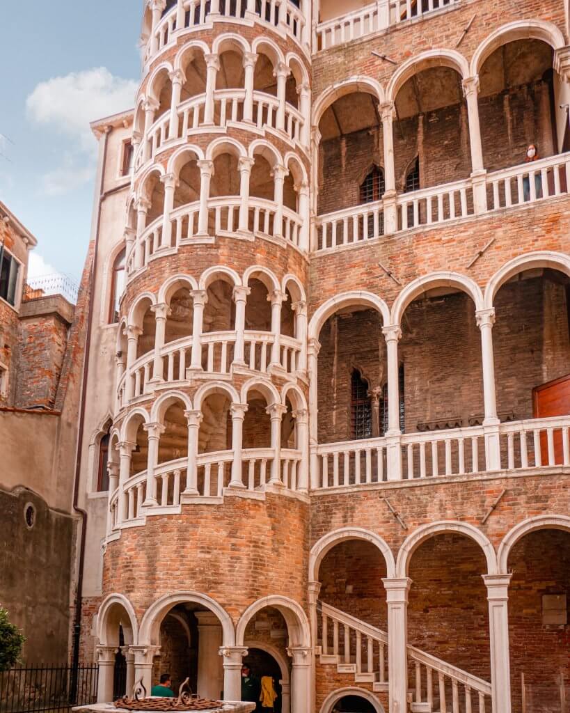Scala Contarini del Bovolo one of the best Venice Instagram spots