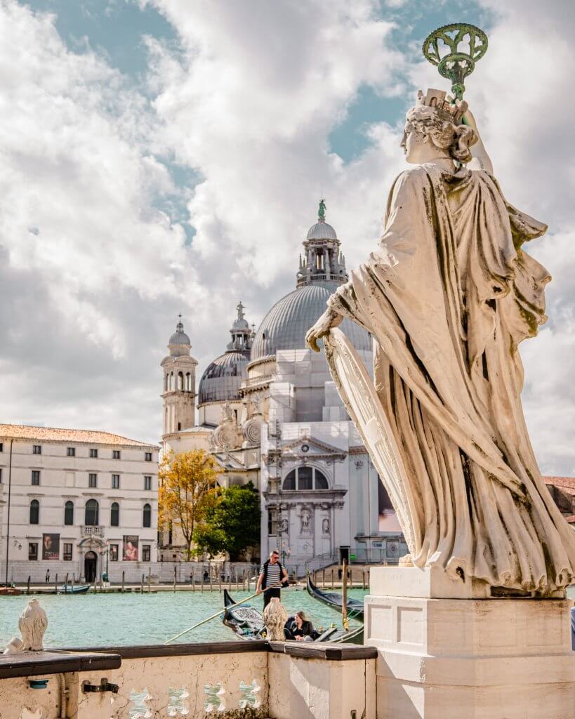 Terrace of the Bauer Hotel overlooking the Grand Canal is the best Venice Instagram Spot