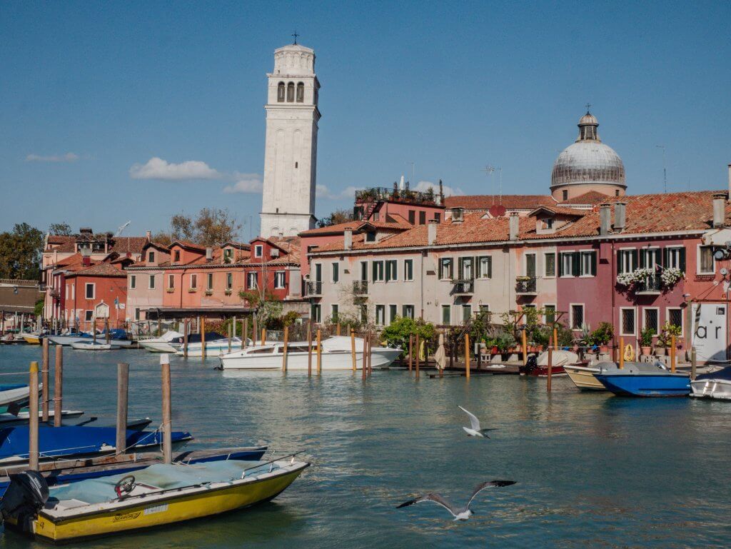 San Pietro Island in the Castello sestiere in Venice Italy