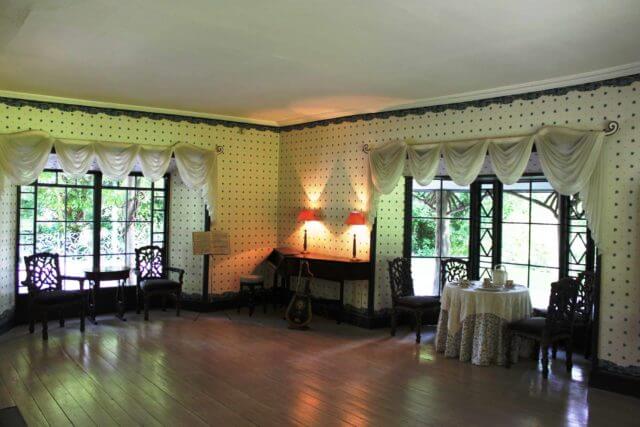 Interior of the music room at the Swiss Cottage Cahir