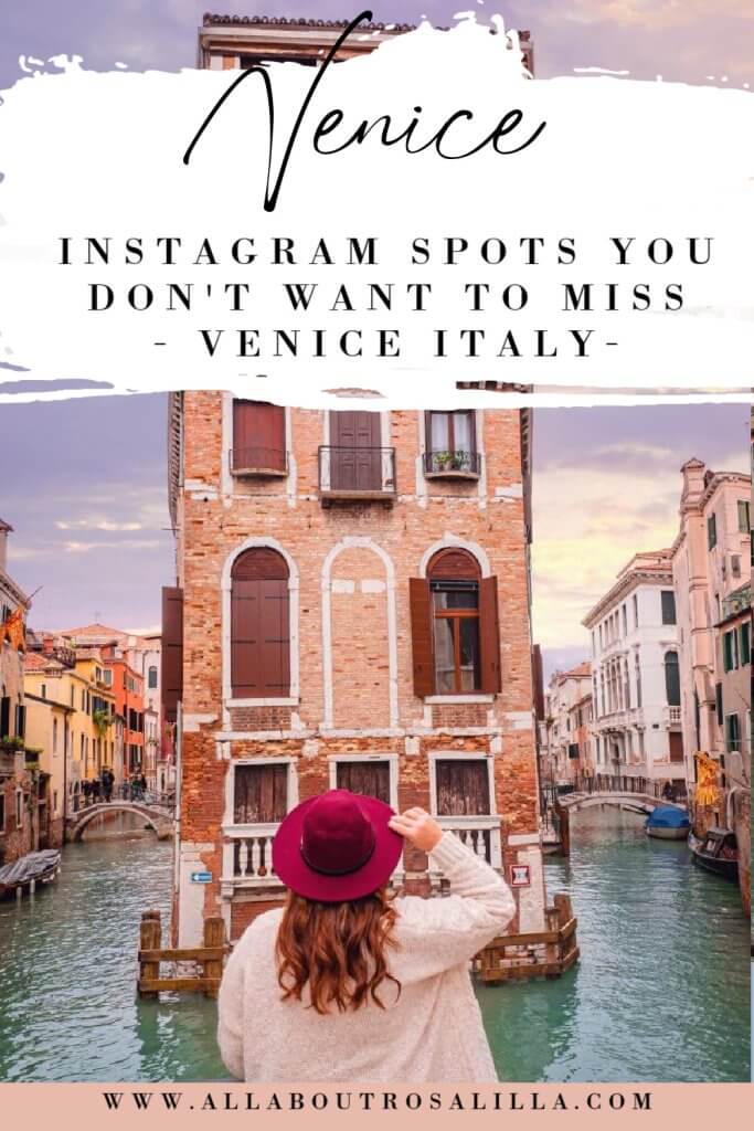 Palazzo Tetta in Venice with text overlay Instagram Spots you don't want to miss in Venice Italy