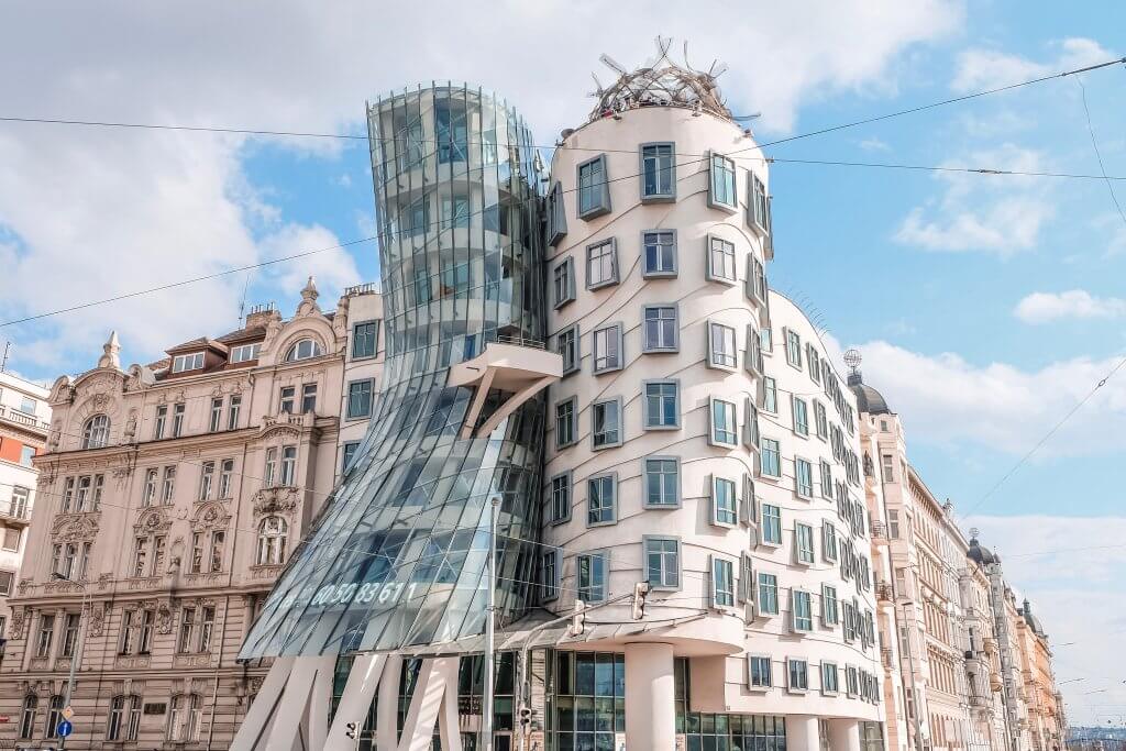 Dancing House of one Prague's best Instagram Spots