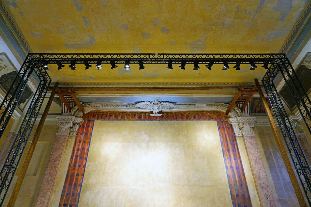 Interior of Teatro Italia Despar in Cannaregio Venice