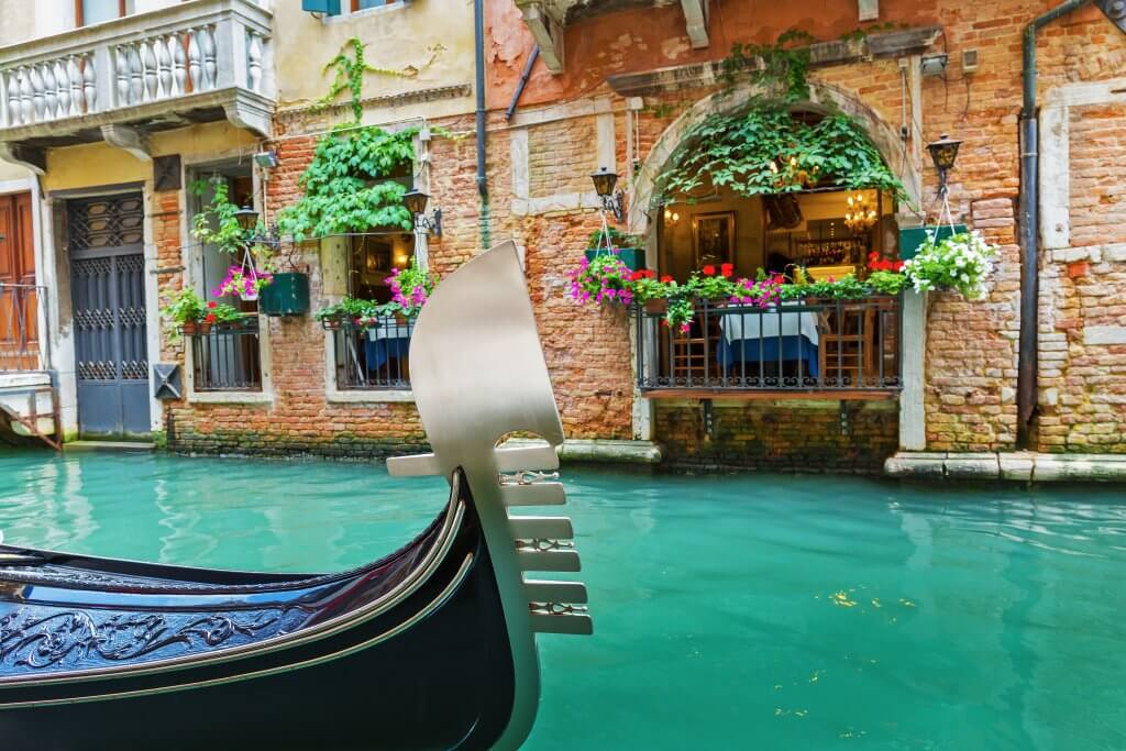 Street cafe in Venice Italy