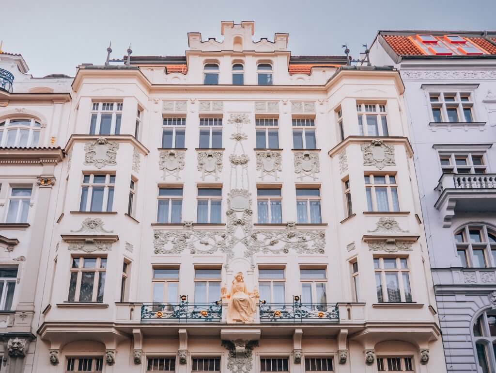 Ornate building in Prague Old town