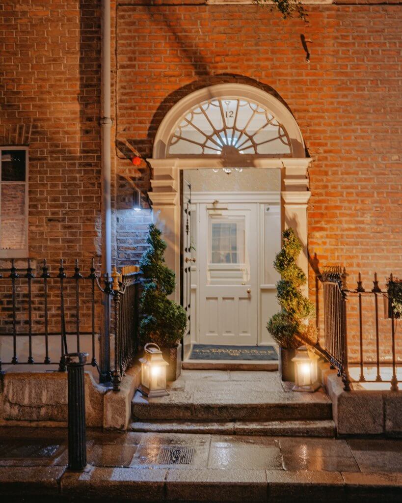 Exterior of Trinity Townhouse Hotel Dublin a great place to stay in Dublin Ireland