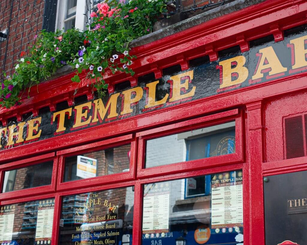The Temple Bar pub in Dublin Ireland