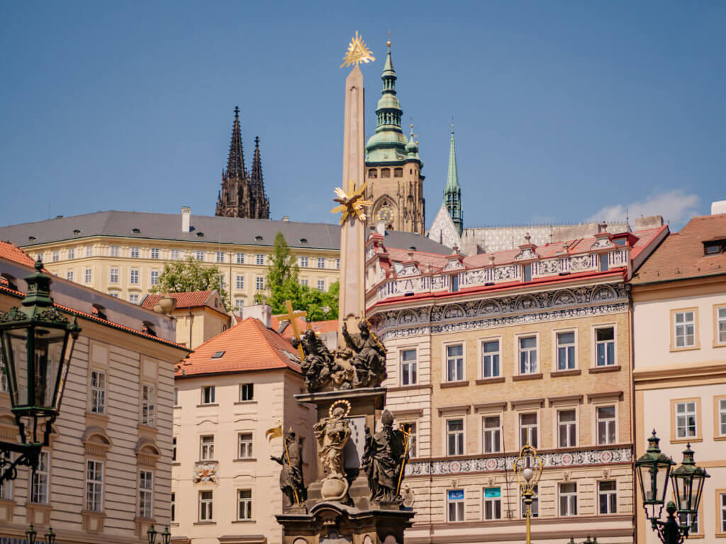 Ornate buildings of Prague
