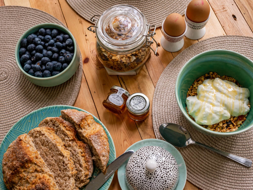 Breakfast at Burrenmore Nest Ireland