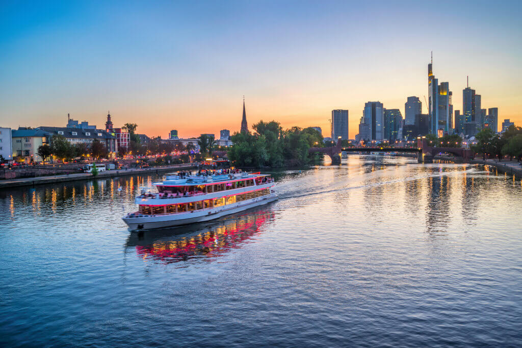 River cruise in Frankfurt is one of the best things to do in one day in Frankfurt Germany