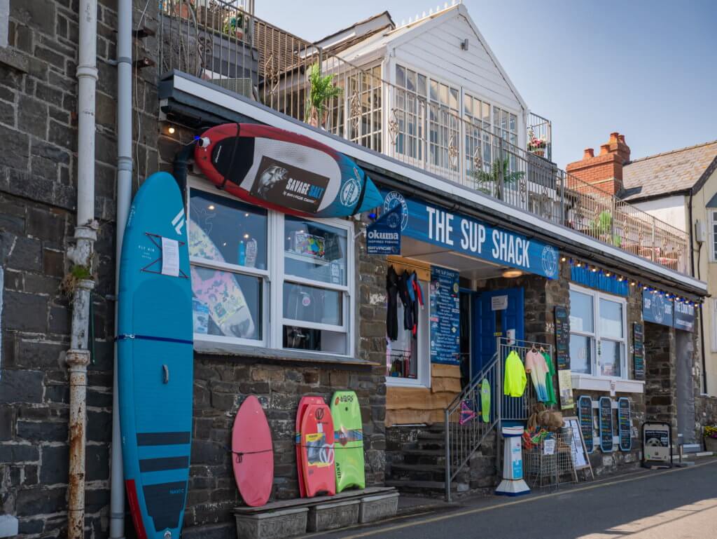 Surf Shop in New Quay Wales