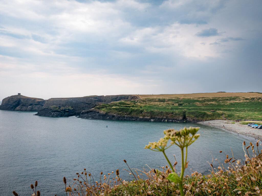 The coastline of West Wales along the celtic routes