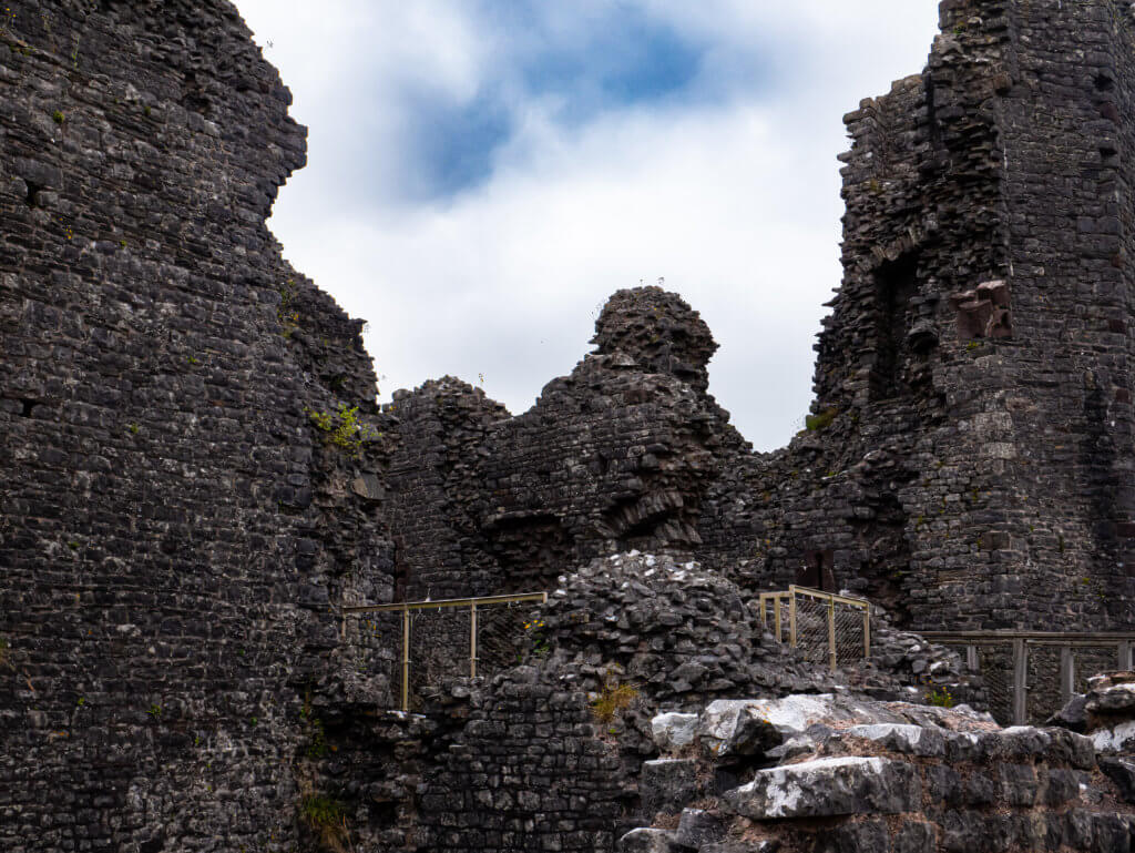 The ruins of Carreg Cennan Castle are a must see on a wales roadtrip