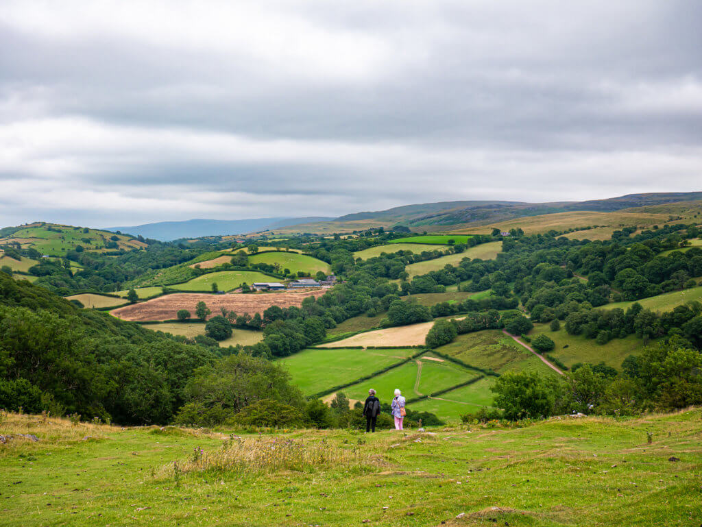 Beautiful countryside in West Wales