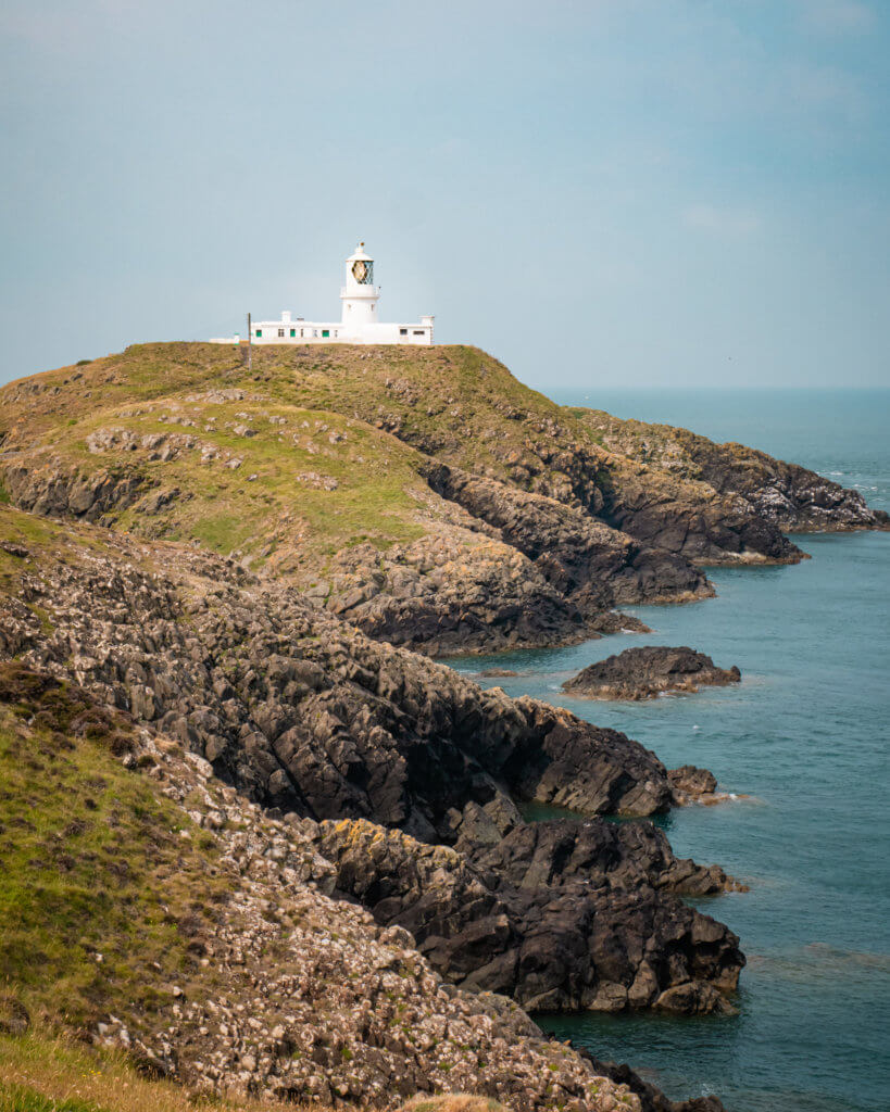 The dramatic pembrokeshire coast and strumble head peninsula in Wales
