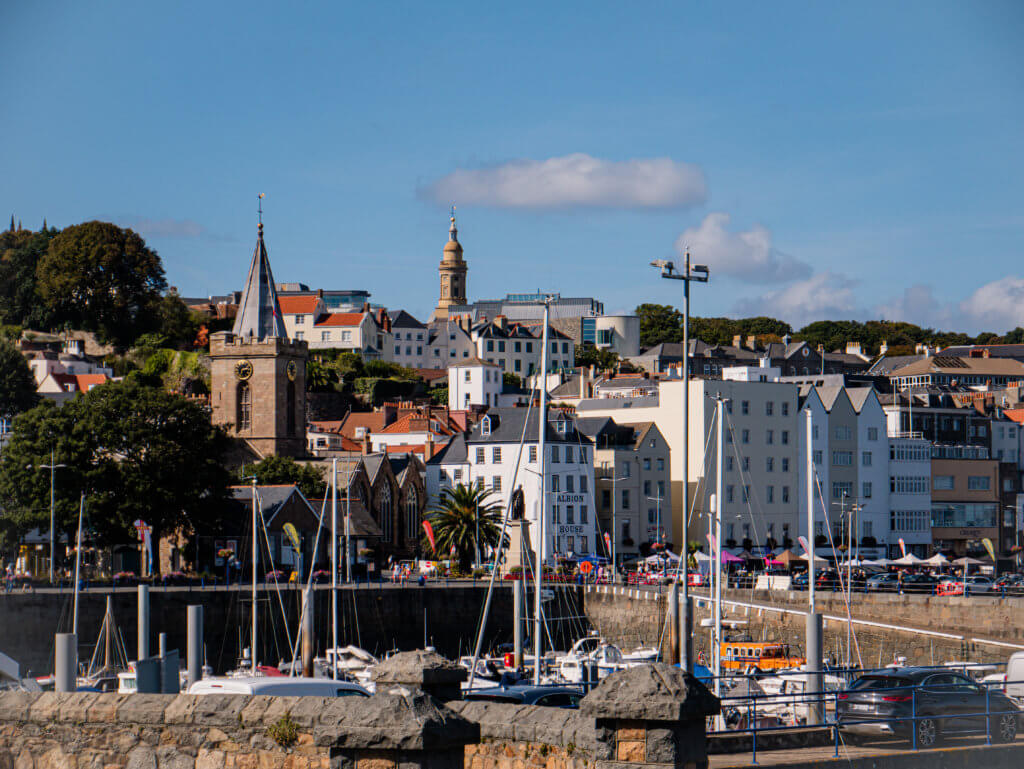 St Peter's Port in Guernsey