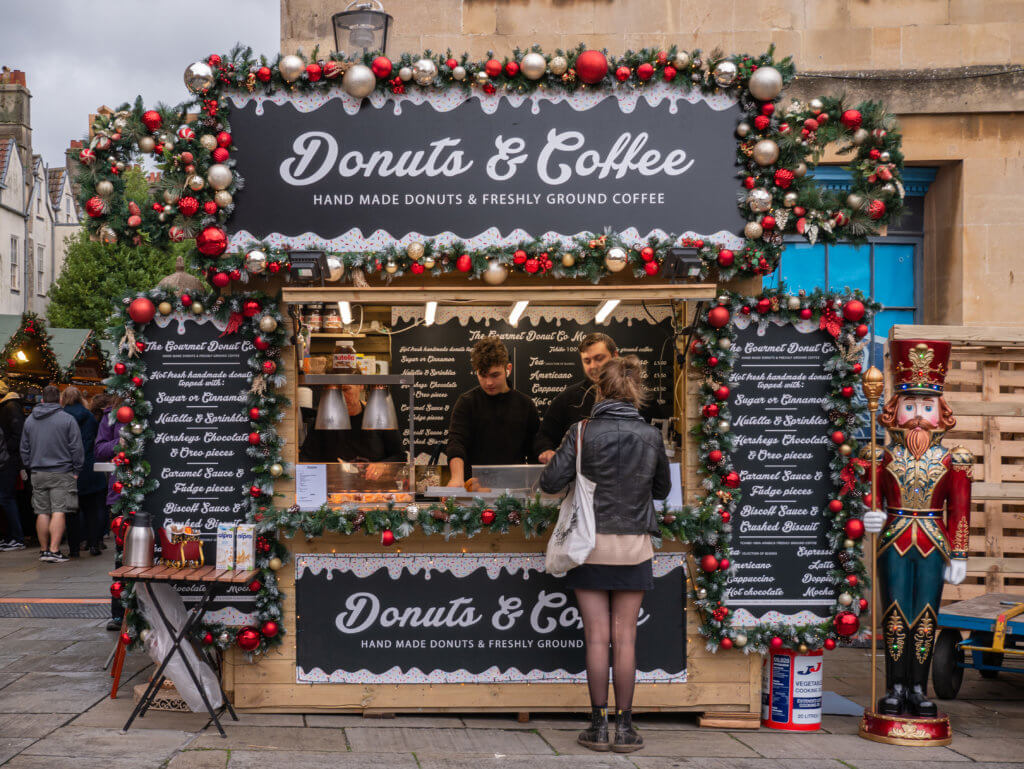 Coffee stall at Bath Christmas