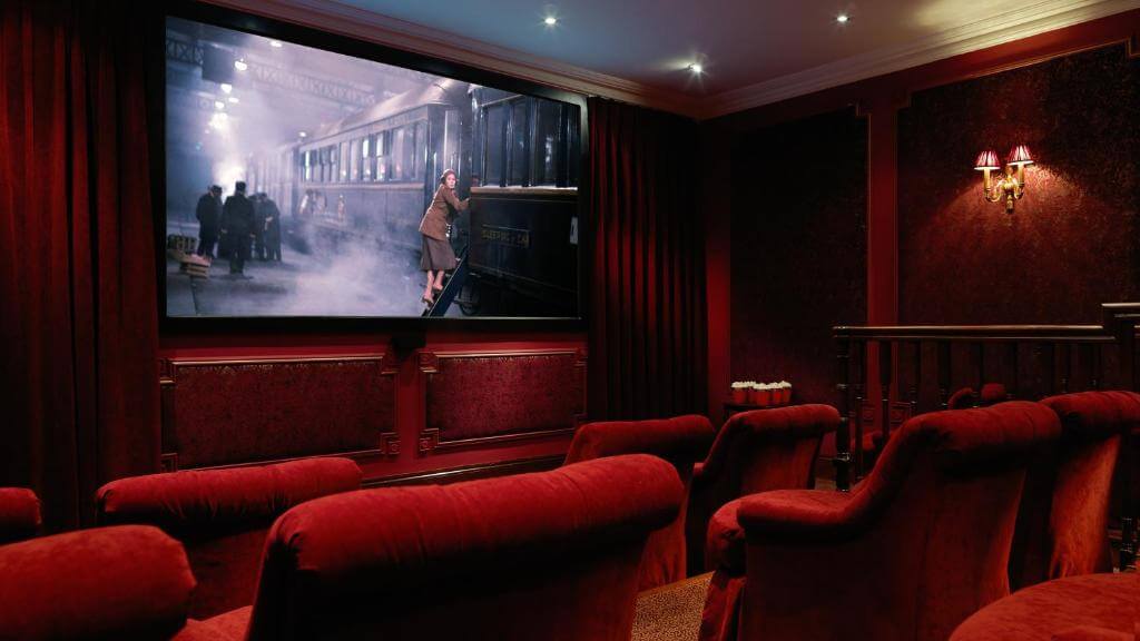 Movie theatre in Glenlo Abbey Hotel