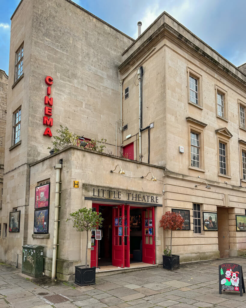 Exterior of the Cinema in Bath England