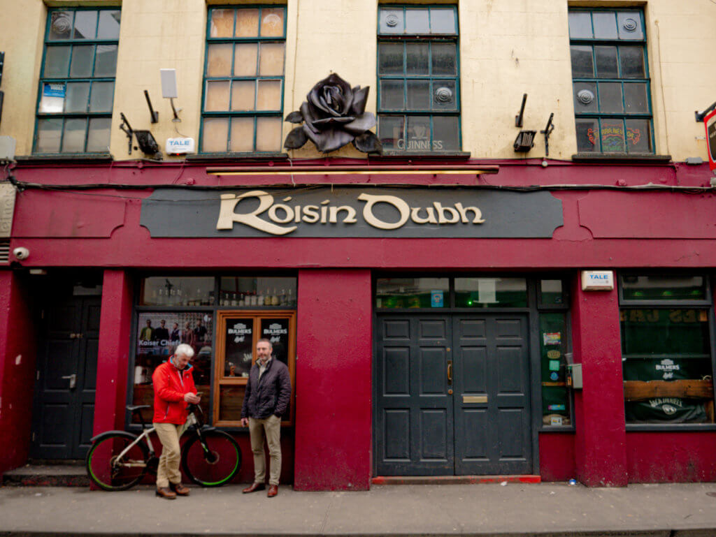Exterior of Roisin Dubh live music venue in Galway City Ireland